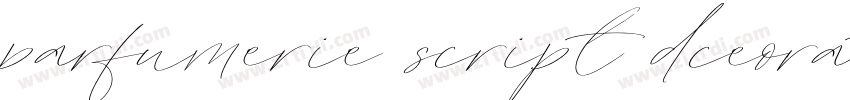 parfumerie script dceoratinc字体转换